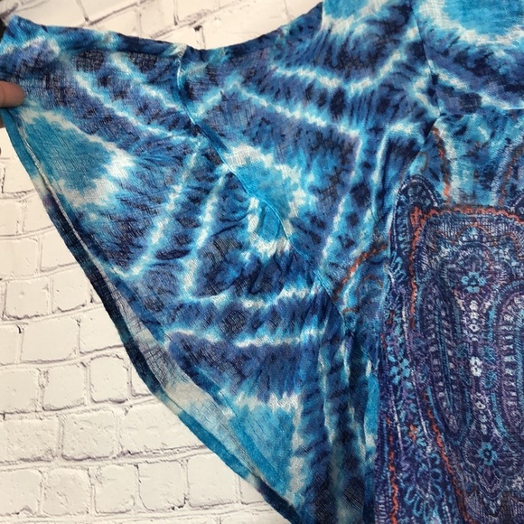 Alberto Makali blouse in blue with beads - Picture 3 of 6